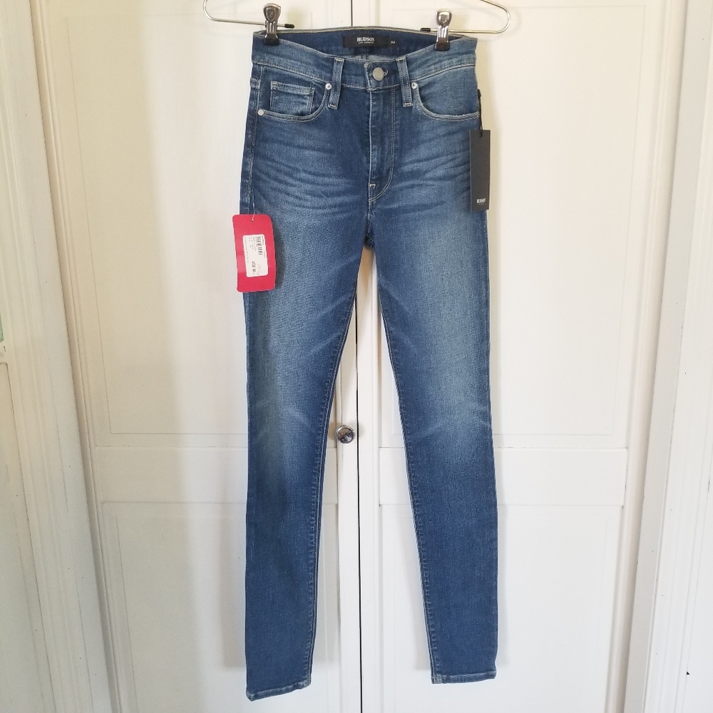Hudson Barbara High Rise Skinny Jeans